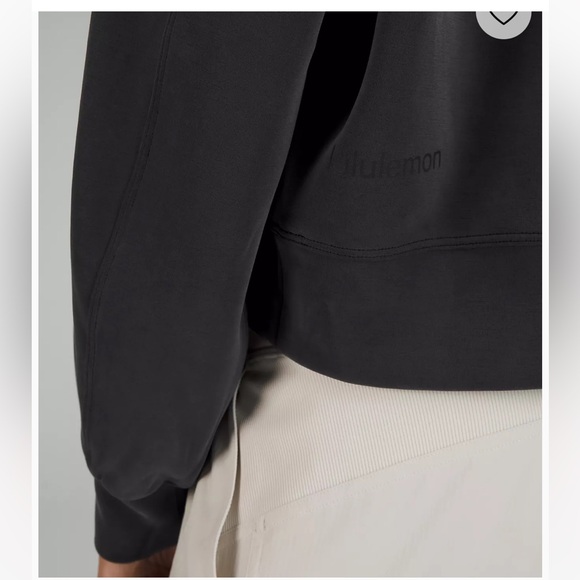 Black Lululemon Soft streme pull over - Picture 5 of 9